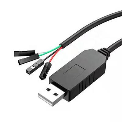 China FTDI Chipset for TTL Converter FTDI Chipset pi 232 5V 3.3V USB to Serial 4 PIN Uart TTL Cable for raspberry pi for sale