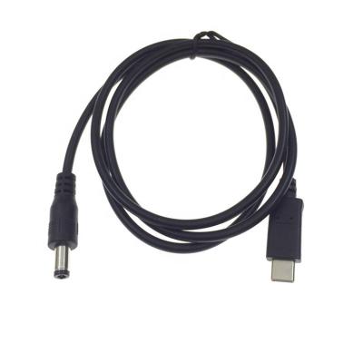 China Quick Charge 20V 3A 65W Fast Charging PD USB Type C to DC 5.5mm x 2.1mm Power Supply Charging Cable for sale