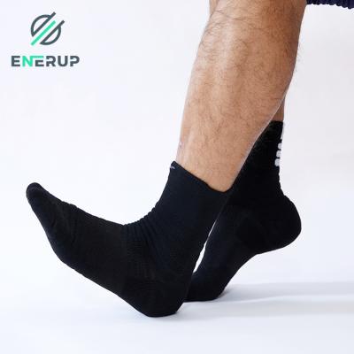 China Enerup QUICK DRY Custom Socks Ankle Sports Terry Socks Antibacterial Copper Soft Quick Dry Men's Breathable Socks for sale