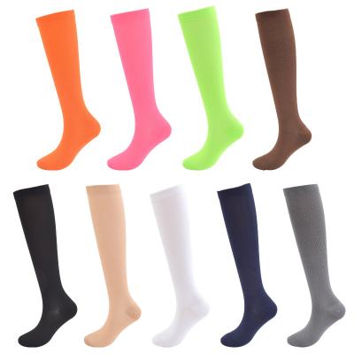 China Enerup OEM QUICK DRY Custom Nurse Knee High High Compression Socks For Athletic Running for sale