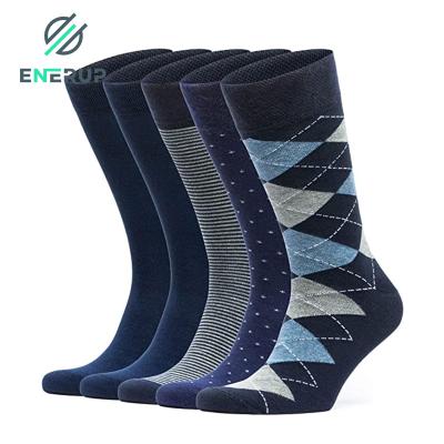 China Enerup Men's and Women's Crew QUICK DRY Soft Bamboo Socks Feel Control Cushioned Casual Dress Socks for sale