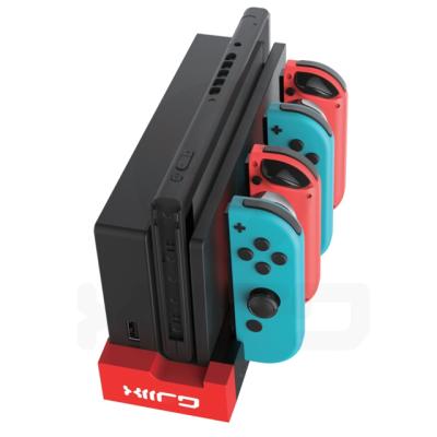 China 6 5 in 1 Charger Charging Stand Push Ball Plus Dual Usb Dock Charging Station For Nintendo Switch Joy-Con 4 IN 1 for sale