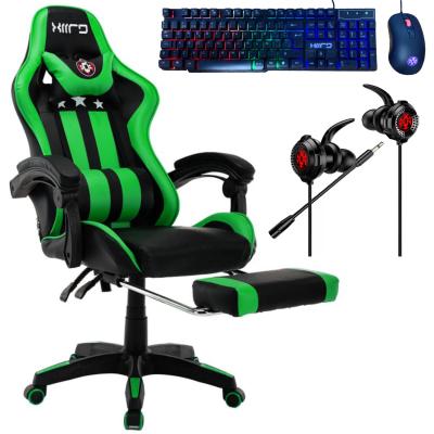 China Hot Selling Ergonomic Gaming Spinning Chair Set Modern Comfortable New High Back High Quality for sale