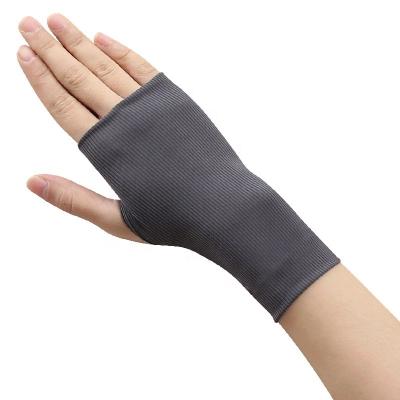 China Unisex Anti-slip Recycling Rising Silk Gloves Half Finger Sunblock UV Gloves Workout Summer UV Outdoor Ice Glove Fingerless for sale