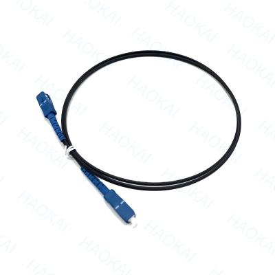 China FTTH Drop Fiber Patch Cord SC APC FC ST LC Steel Wire FRP Data Center Systems for sale