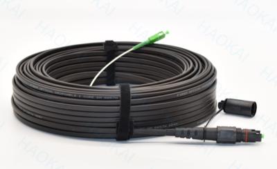 China FTTA Cable de parche de fibra óptica resistente al agua para exteriores Mini IP67 SC MPO ODVA en venta