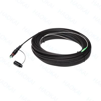 China IP68 FTTX Solution Patch Cord FTTA Outdoor Fiber Cable Waterproof SC APC LC Connector for sale