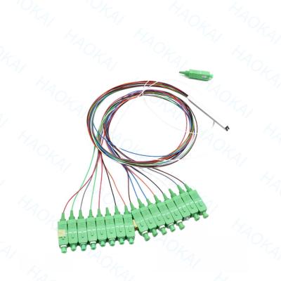 China 1x32 PLC Fibra Óptica Splitter Fibra Óptica Coupler Splitter Com SC APC Connetcor à venda