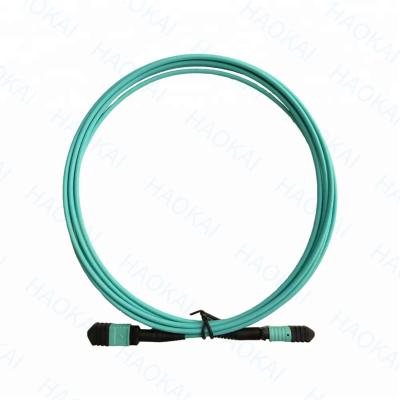 China MPO / MTP OM3 Optical Fiber Patch Cord MultimodeAssemblies For Data Centers for sale