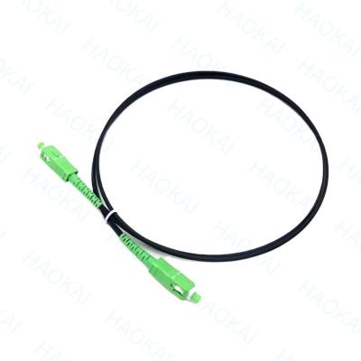 Chine Réseau FTTH câble de patch intérieure câble de fibre SC APC 1 noyau FRP fil d'acier à vendre