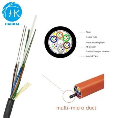 China Micro Core Air Blowing Fiber Optic Cable Underground Installation for sale