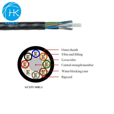 China Outdoor Singlemode Micro Air Blown Cable Stranded Loose Tube Air Blown Fiber Cable for sale