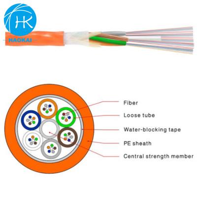 China FRP Air Blown Cable 12core 48core 96core 144core 288core Micro Fiber Optic Cable for sale