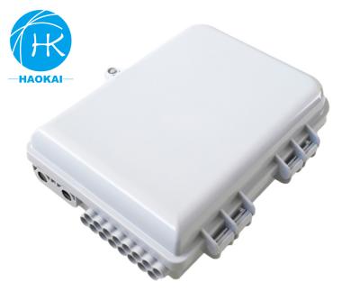 China Waterproof Outdoor Fiber Optic Junction Box Plastic 16core FTTH Box for sale