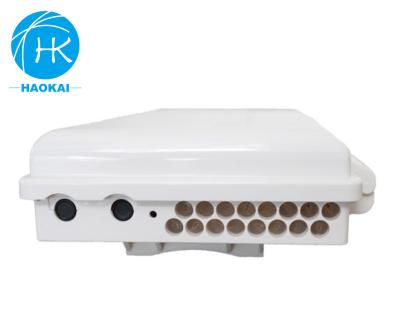 China Pole Mounted ABS Plastic FTTH Termination Box Optical Junction Box 16core for sale