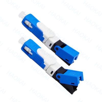 China UPC Fiber Optic Fast Connector Mechanical SC APC Quick Connector for sale