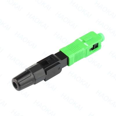 Cina SC APC Quick Connector FTTH Drop Cable Fiber Optical Fast Connector in vendita