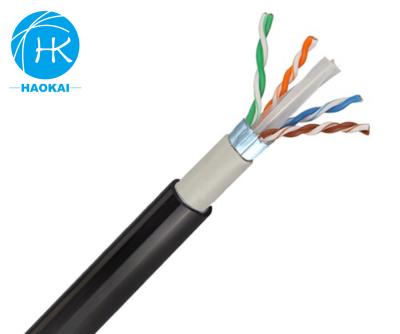 China FTP CAT6 Double Jacket LAN Cable 305m Outdoor Ethernet Cable for sale