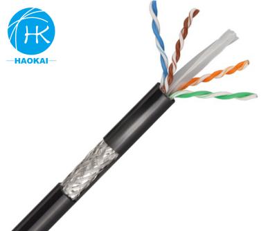 China PVC Jacket Outdoor SFTP CAT6  LAN Cable CCA Internet Network Cable for sale