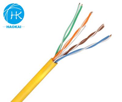 China Pure Copper 4 Pair LAN Cable Solid HDPE UTP CAT5E Network Cable for sale