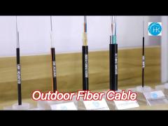 armored outdoor fiber optical cable double pe sheath gyfta53