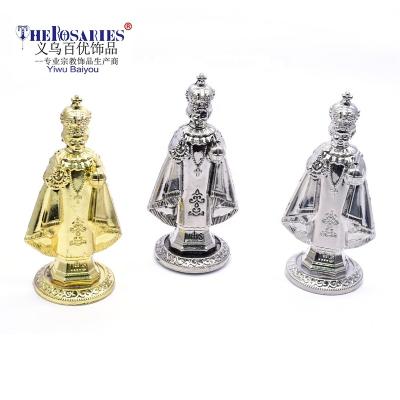 China - Jesus Metal Christ Statues Antique Decorative Infant Orthodox Church Religious Gift for sale