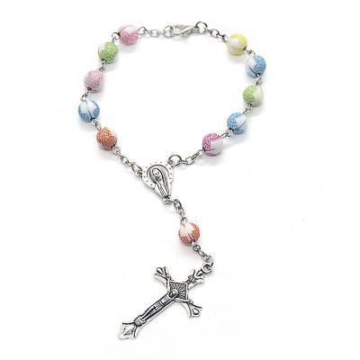 China Maria beads a rosary bracelet from the decade of my first child colors beads from Maria Beads Catholic Rosaries Prayer for sale