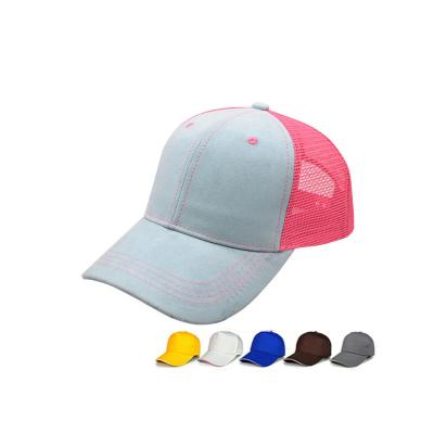 China breathable & Waterproof High Quality Blank Custom Foam Trucker Mesh Hat Foam 6 Panel Summer Baseball Print Adult Hat for sale