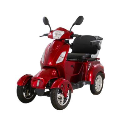 China Cheap Four Wheel Passenger Power Mobility Handicapped Adult Kick Scooter for sale