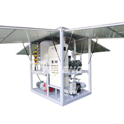 China transformer oil filtration machine double stage transformer oil filtration machine for transformer oil dehydration and decarburization for sale