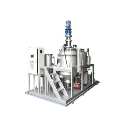 China Tire Oil Refining Machine Change Black Color Waste Tire Pyrolysis Oil Purification Machine for sale