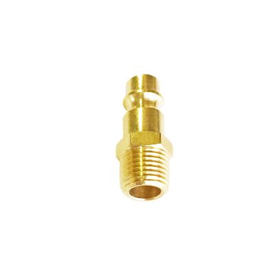 China Cendl Air Parts Pneumatic Brass Connector Male German Type Plug 1/4