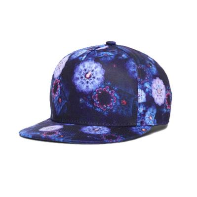 China New JOINT Stylish Printed Spring And Summer Fashion Snapback Hat Men And WomenCotton Flat Brim Hip Hop Hat for sale