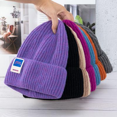 China COMMON Soft Motorcycle Winter Beanie Hat Sport Ski Skully Acrylic Warm Knitted Beanie Hat Solid Color for sale