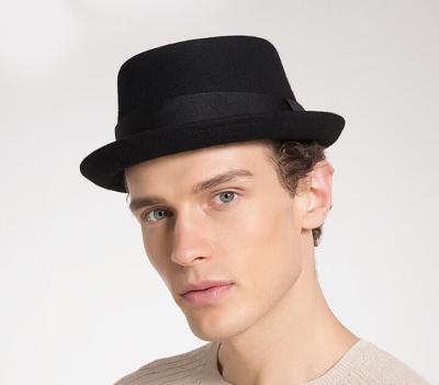 China JOINT Factory Wholesale Supplier Wool Felt Hat Genuine 100% Felt Meat Pie Hat for sale