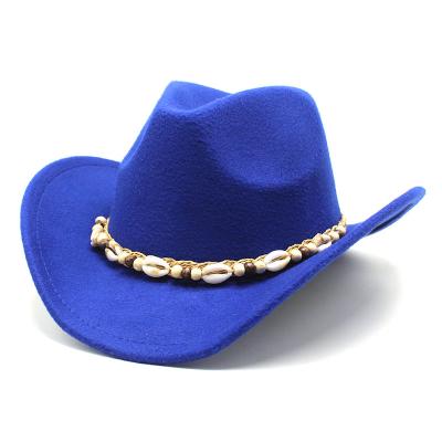 China Western Character Style Wool Felt Fedora Hats Made In Mexico Roll Up Brim Cowboy Hat Hard Hat For Sale for sale