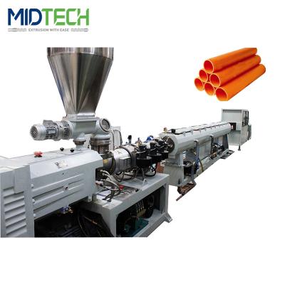 China MIDTECH INDUSTRY Wholesale Price UPVC PVC Plastic Pipe Making Machine Plastic Extruder for sale