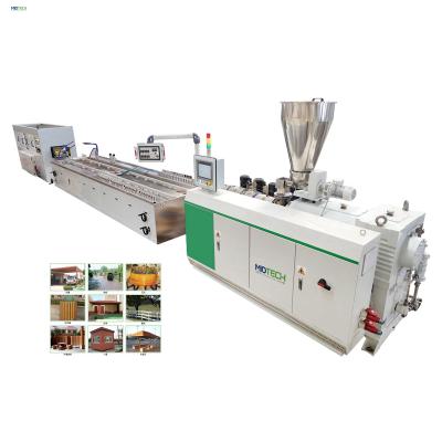 China Profile MIDTECH WPC Foam Board Making Machine WPC Extrusion Line for sale