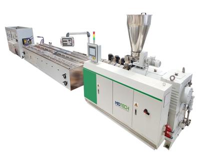 China Sheet MIDTECH PVC Panel Macking Machinery PVC Windows And Doors Production Line for sale