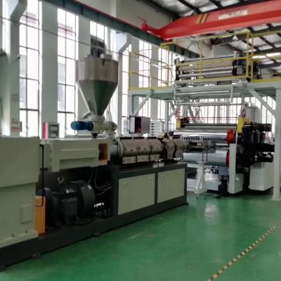 China Other Factory Manufacture Various Decorative PVC Board Plastic Marble Extrusion Machine for sale