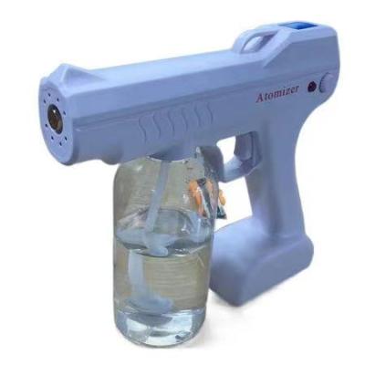 China Blue-Ray Machine Atomizer Disinfection Nano Spray Gun Pistolas Sanitizantes Handheld Portable Sanitizing Wireless Radio for sale