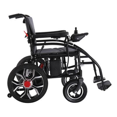 China Lightweight Folding Electric Wheelchair With 2 Wheels Lightweight Weel Chair Under 20KG for sale