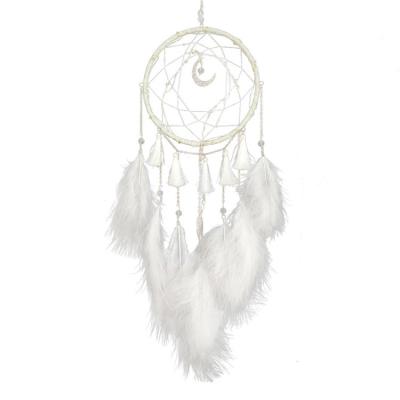 China Factory New Religious Design Handmade Blue With Black Dreamcatcher With Feather Cheap Price Dream Catcher For Sale for sale