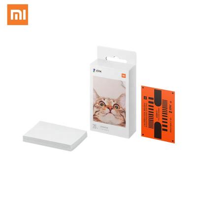 China Original Self Adhesive Photo Printing Printer Pocket Xiaomi Zink Paper 20 Sheets For Xiaomi Mini Pocket Photo Printer 2x3-inch for sale