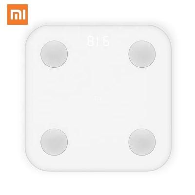 China Stored Xiaomi MI Body Fat Scale 2 Test 13 Date BMI Health Weight Scale LED Display Xiaomi Weight Scale 2 for sale