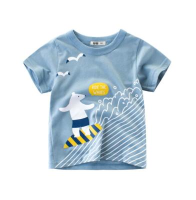 China Good Price Polar Bear Cotton Anti-Shrink Printing Wholesale Blank Baby T-Shirts for sale