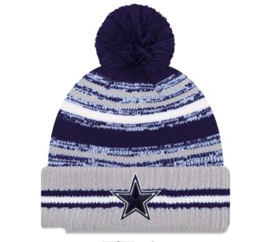 China Wholesale JOINT Stock America Sport Dallas Knitted Hat Cowboys Winter Wear Beanie for sale