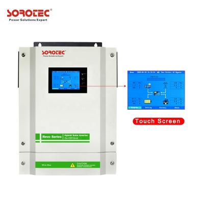 China Solar Power Inverters 50/60Hz Hybrid Touch Display Screen Built-in BMS 3000w 3200w 5500W 54*40*21cm en venta