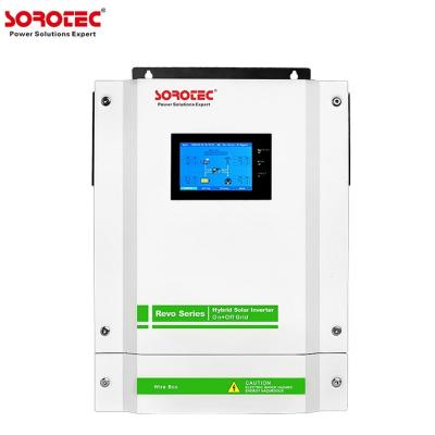 中国 SOROTEC 5.5kW/48V On/Off Grid Sine Solar Hybrid Pure Energy Inverter&converters with 90A MPPT Solar Controller 54*40*21cm 販売のため