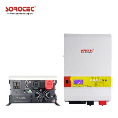 China 120vdc 1kw-10kw COMPUTER pure sine wave solar inverter built in mppt solar controller for sale